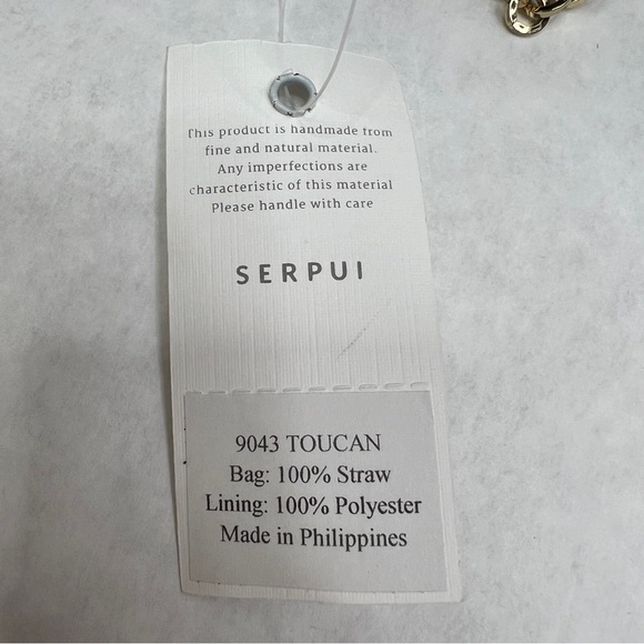 SERPUI Toucan Wicker Crossbody / Clutch Bag - Picture 14 of 14